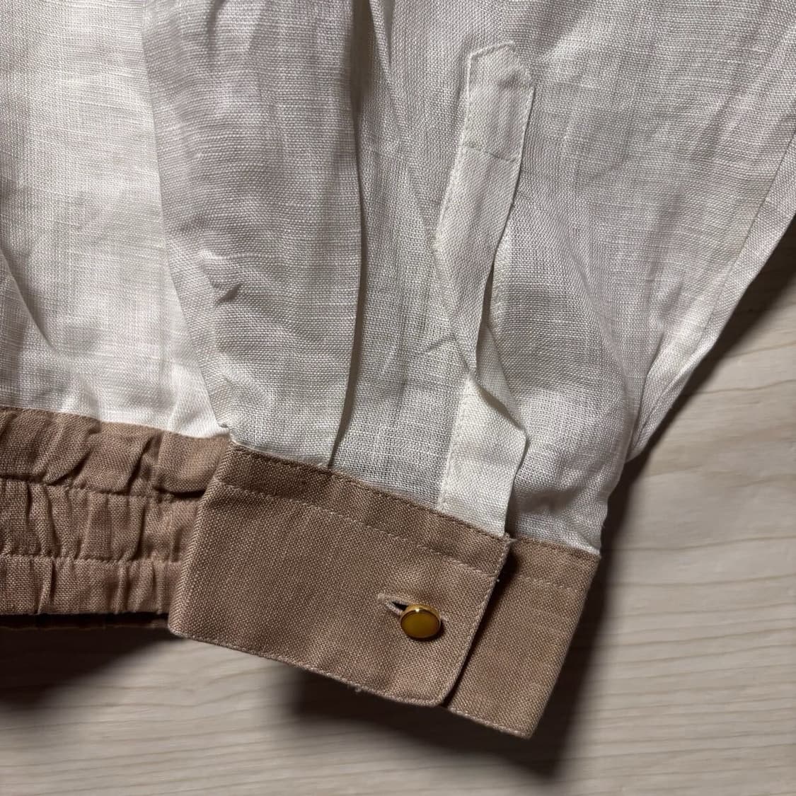 bally 80s nonecollar linnen jacket 상품이미지5