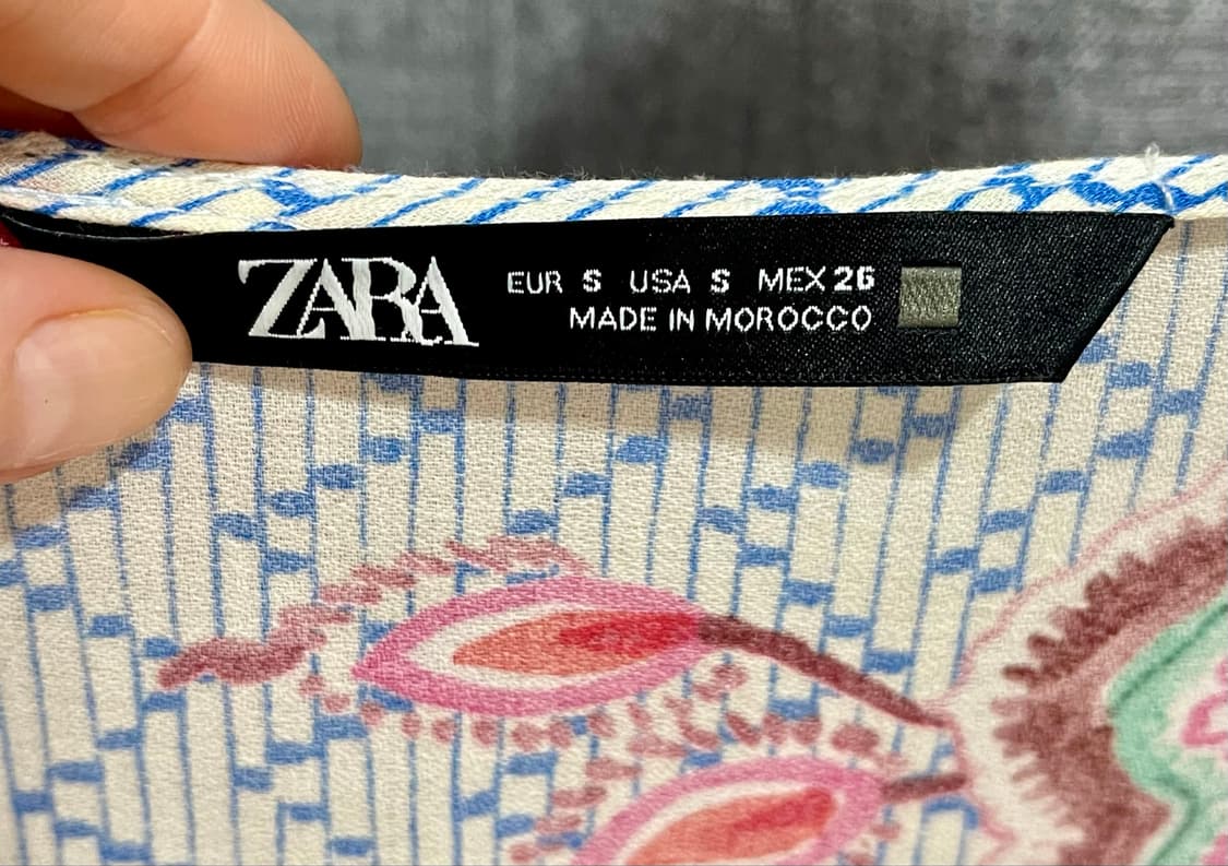 ZARA 자라 에스닉 크로셰 블라우스 상품이미지2
