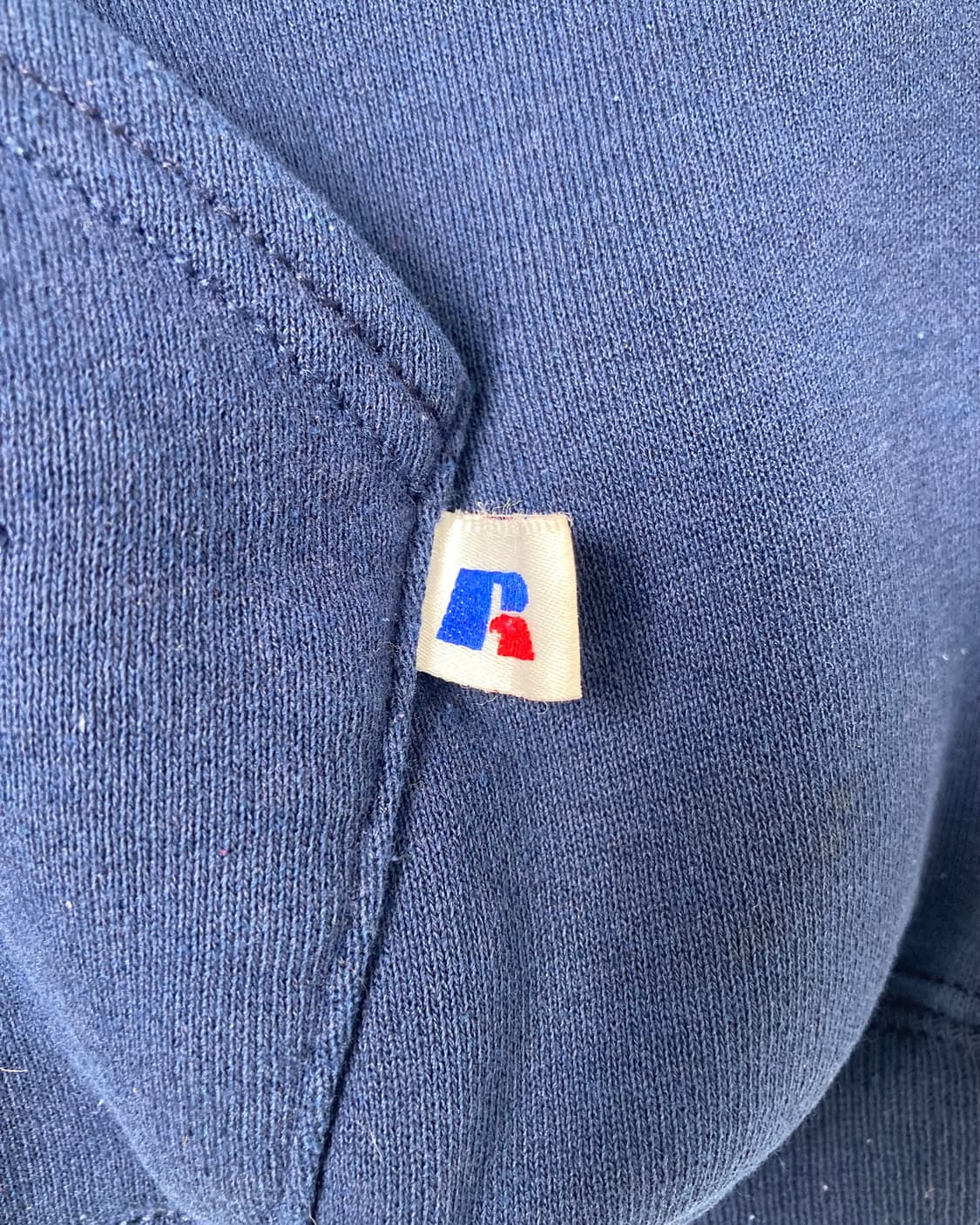 90s Russell Zip Up Hoodie (navy) 상품이미지5