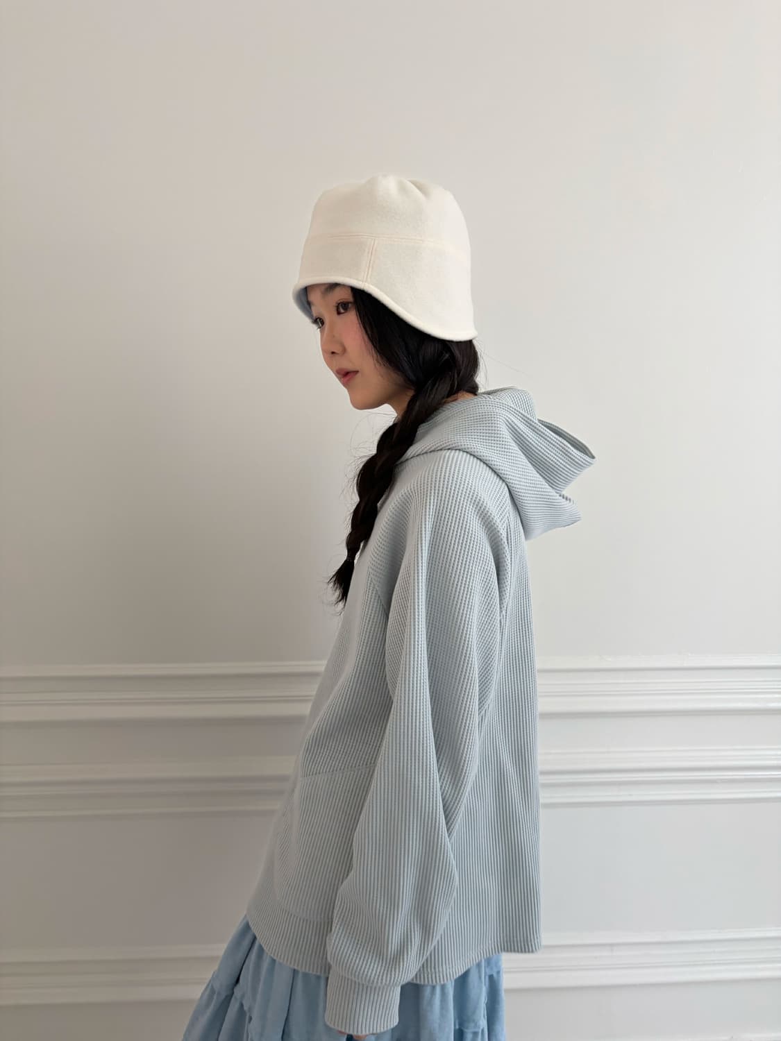 콜로신스 BLANKET HOOD MTM SKY BLUE 상품이미지7