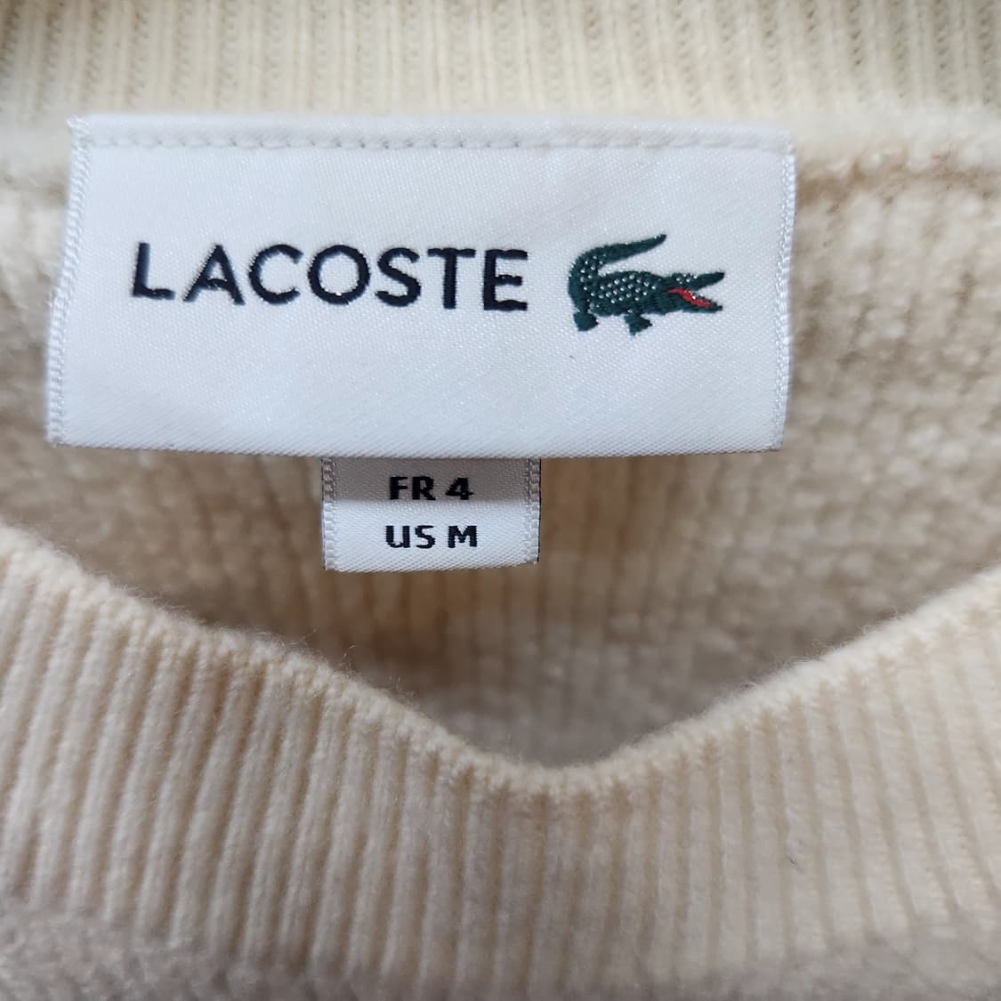 라코스테 로고 메리노울 니트 4(S) 상품이미지5