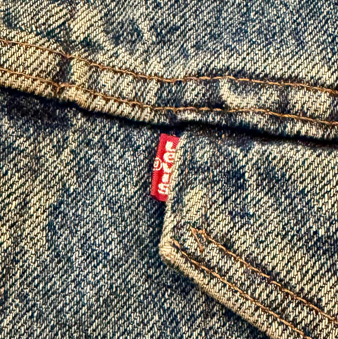 [리바이스] ‘91 USA 70417 버팔로 플란넬 데님 트러커 자켓 상품이미지7