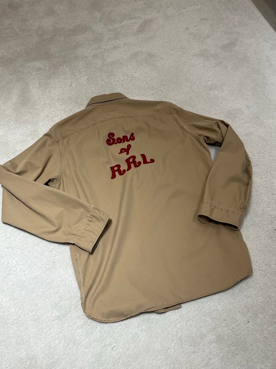 더블알엘 RRL 자수 코튼 워크 셔츠 상품이미지1