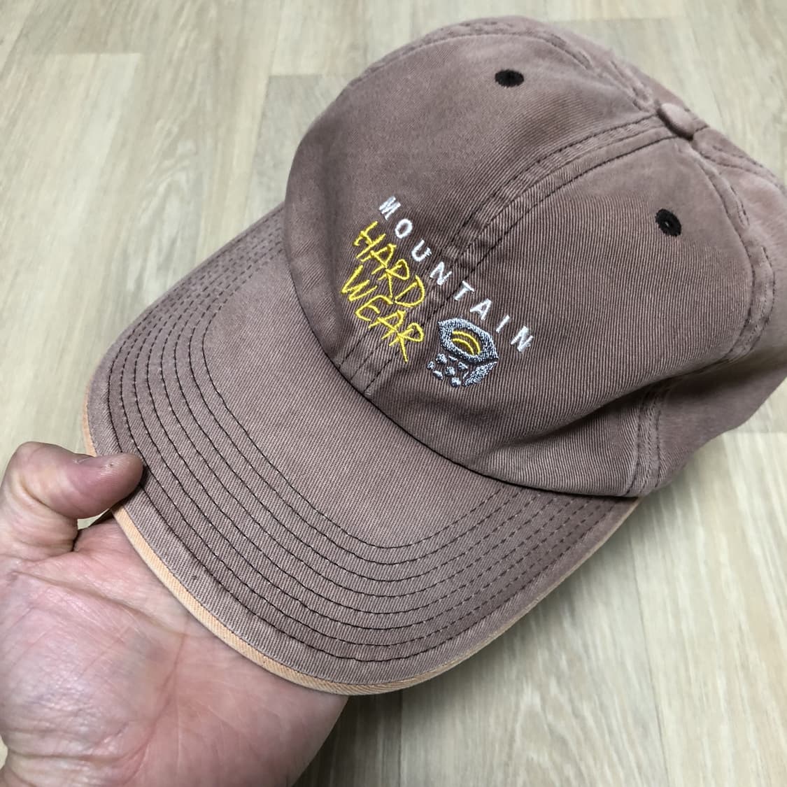 (OS) 마운틴 하드웨어 6패널 워시드 브라운 브릭 볼캡 상품이미지9