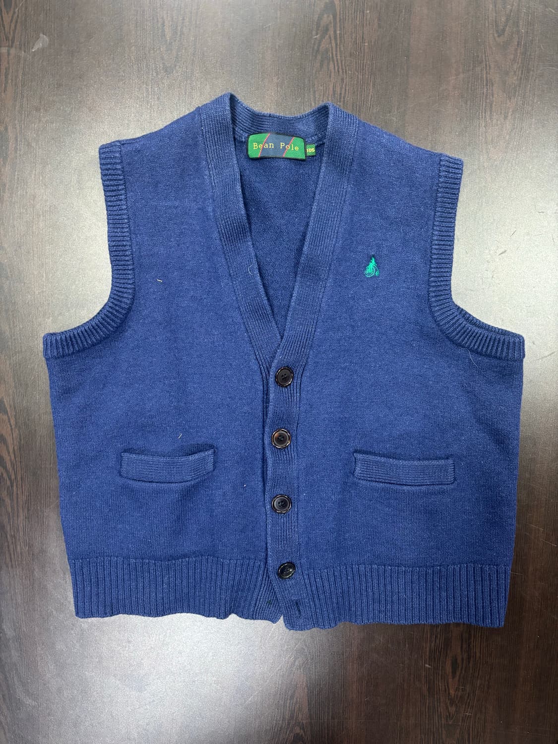 빈폴 네이비 니트 조끼 상품이미지1