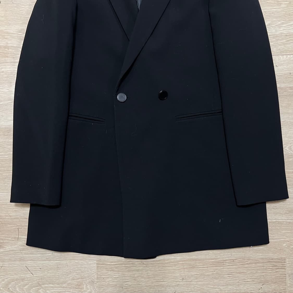 미쏘 여성 더블 테일러드 블레이저 정장자켓 [블랙] S/90 상품이미지3