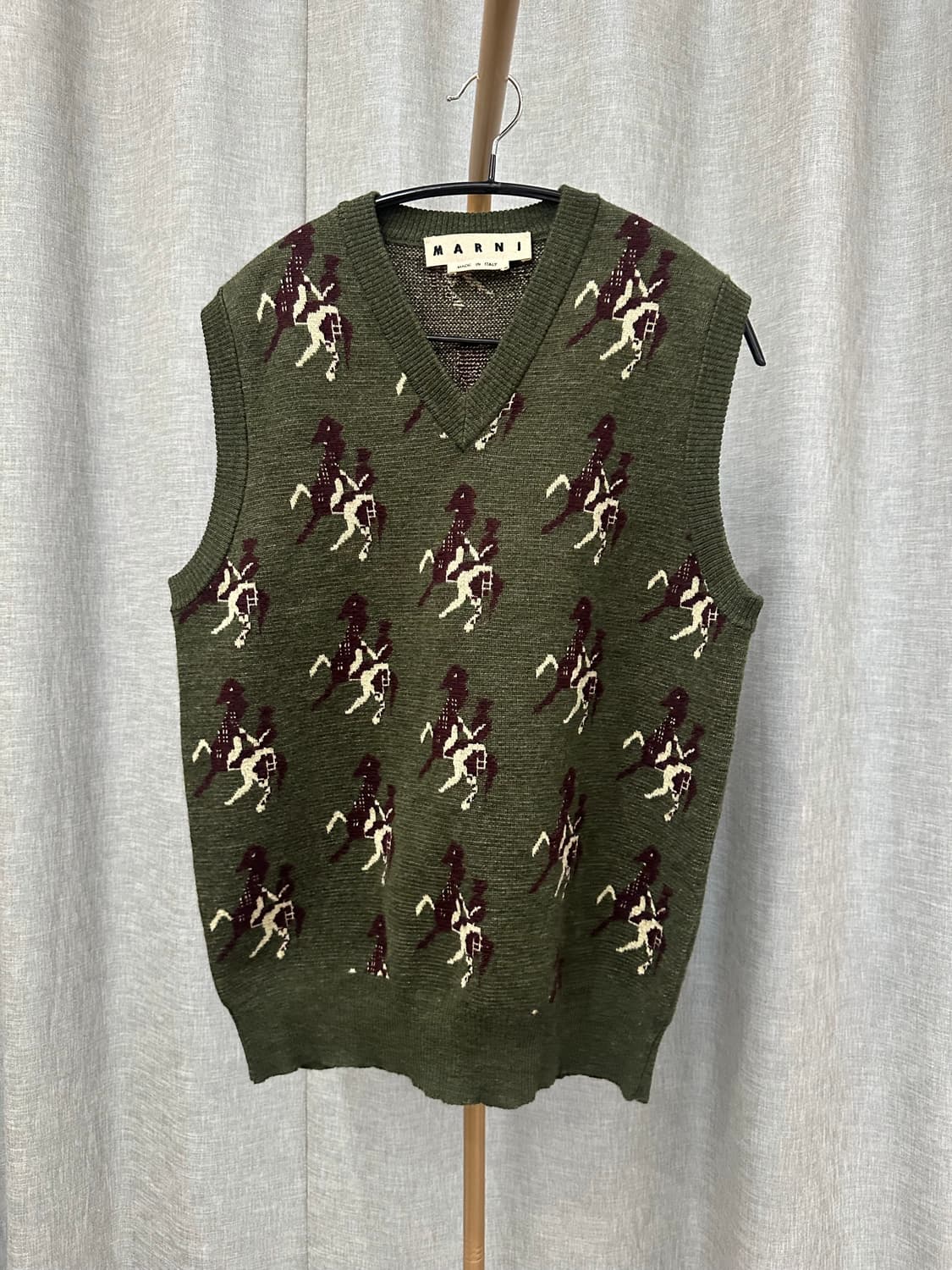 [MARNI] 라이딩 자카드 니트 베스트 상품이미지2