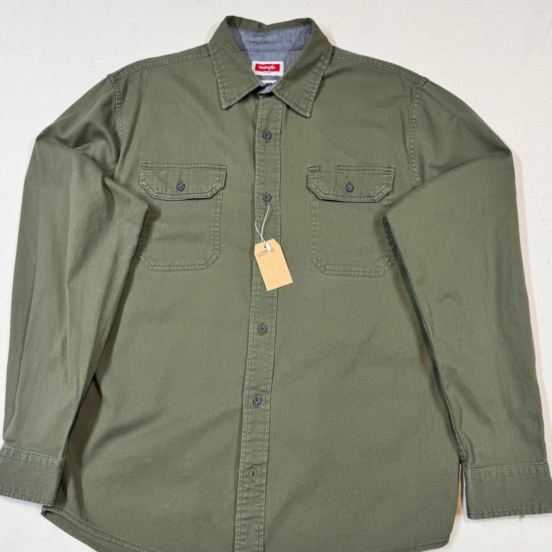 M) Wrangler 랭글러 투포켓 워크웨어 코튼 셔츠 W39 상품이미지2