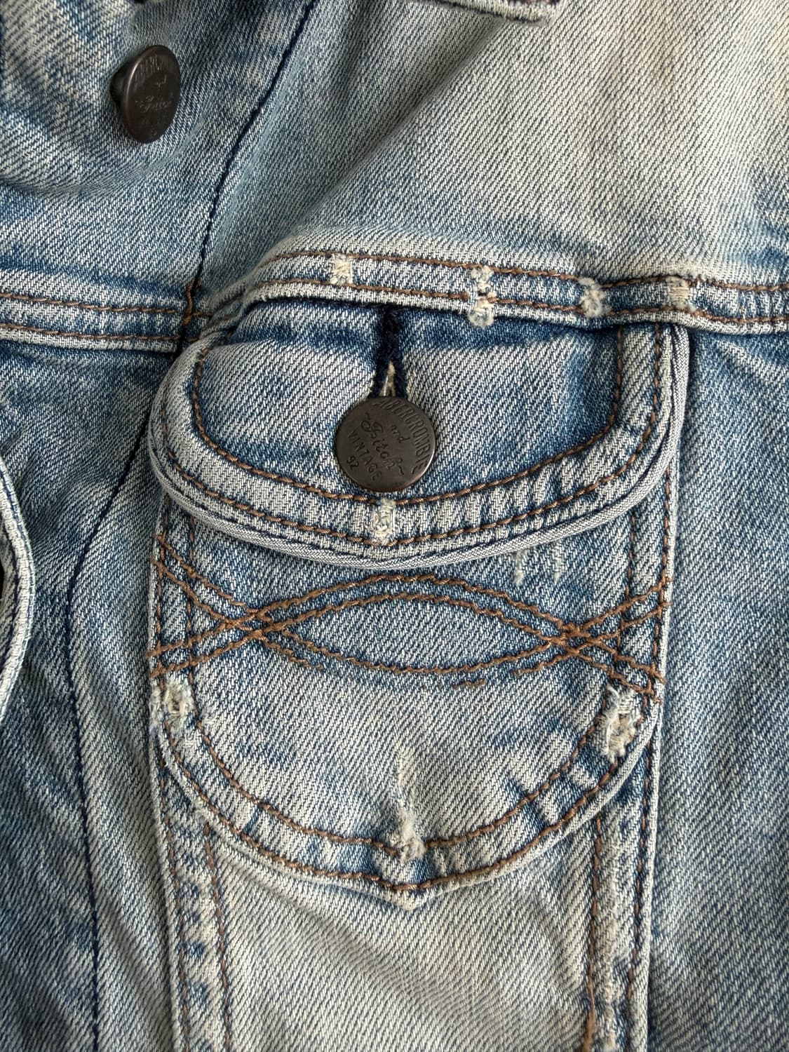 아베크롬비(Abercrombie & Fitch) 데님 자켓 상품이미지4
