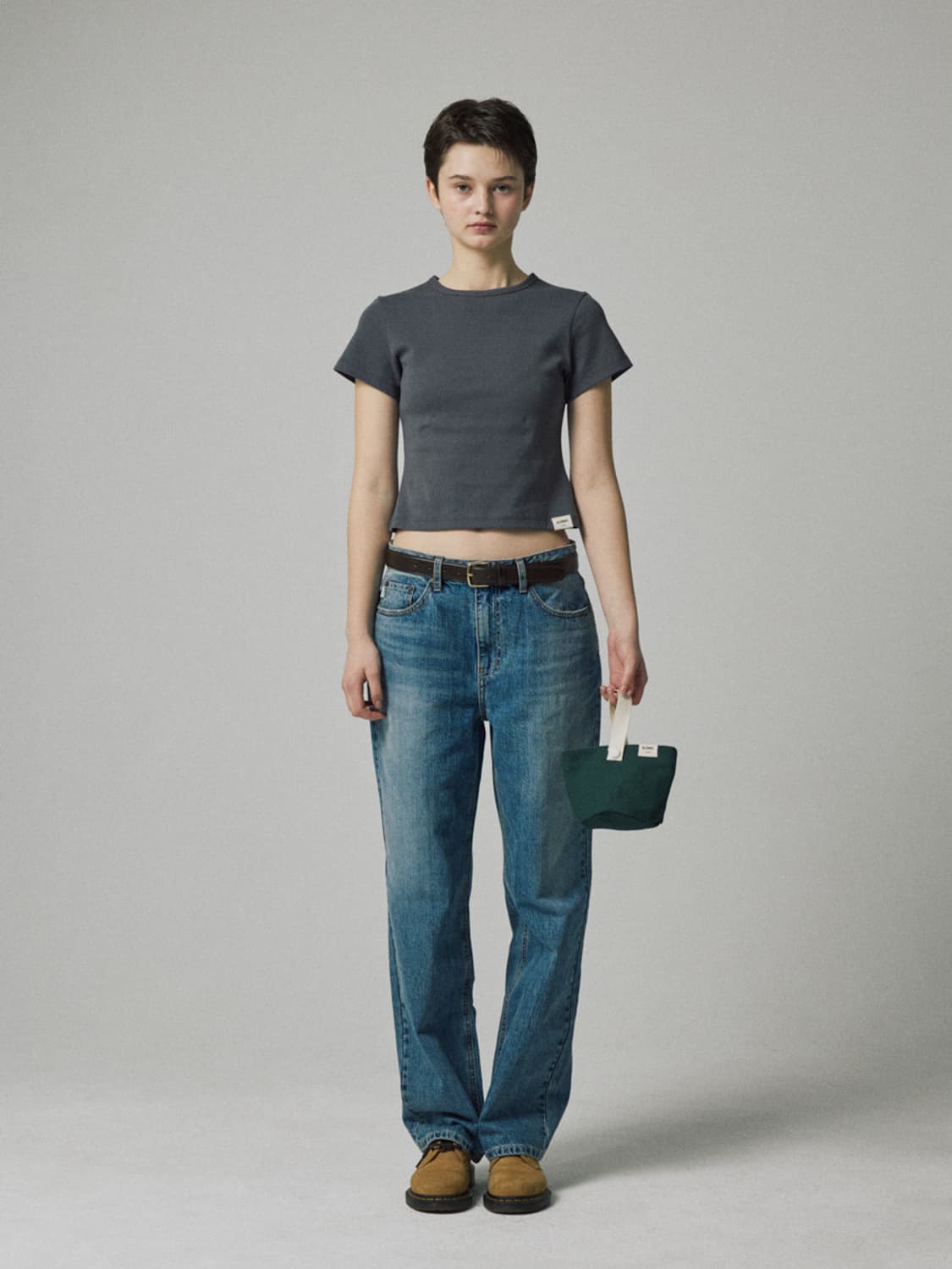 글로니 93 MID-RISE LOOSE FIT JEANS (BLUE) 상품이미지3