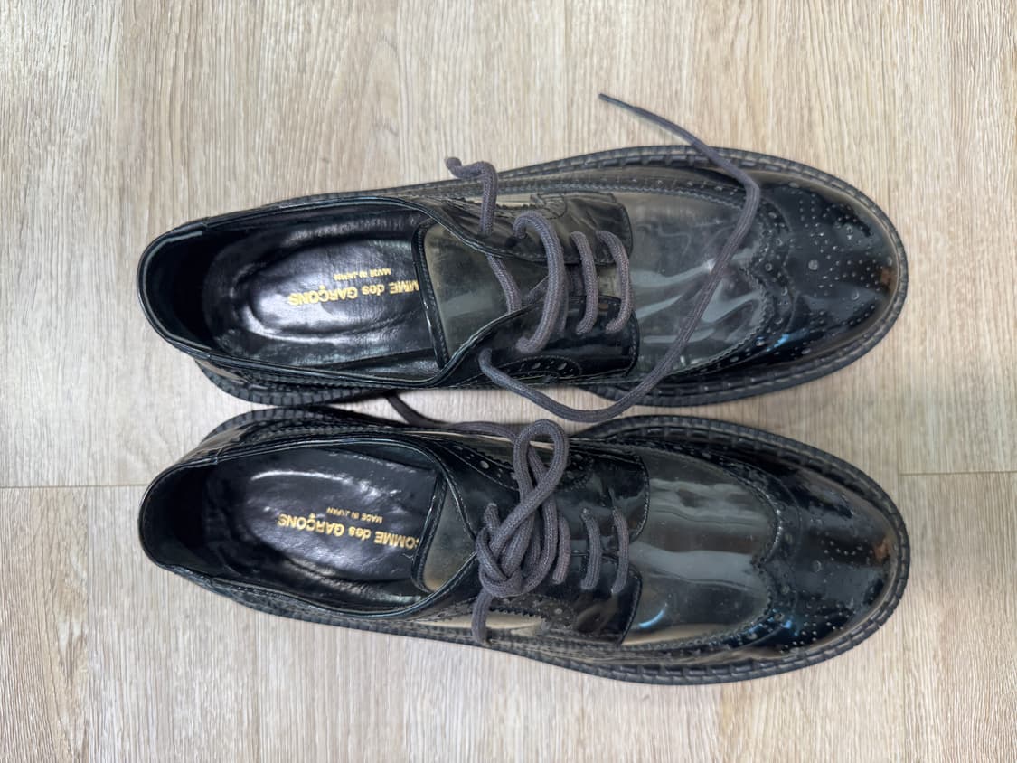 꼼데가르송 윙팁 슈즈 상품이미지5