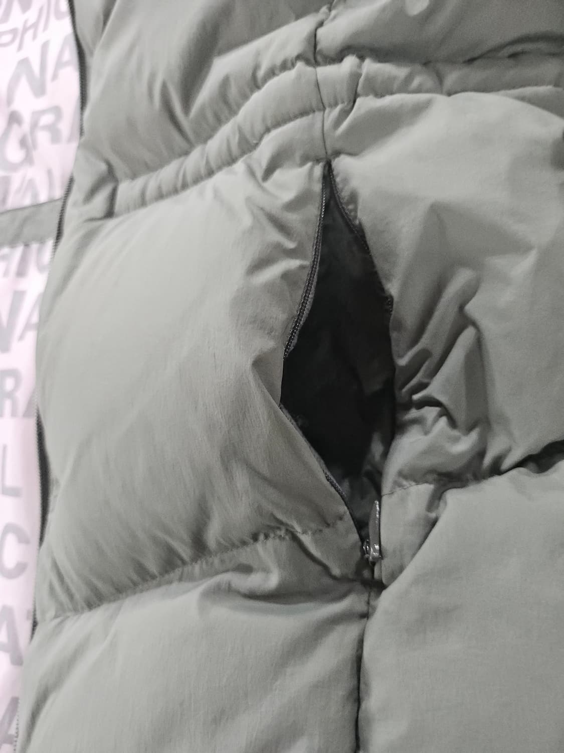 내셔널지오그래픽 키즈 카키후드 구스다운 구스패딩 150 세탁완 상품이미지3