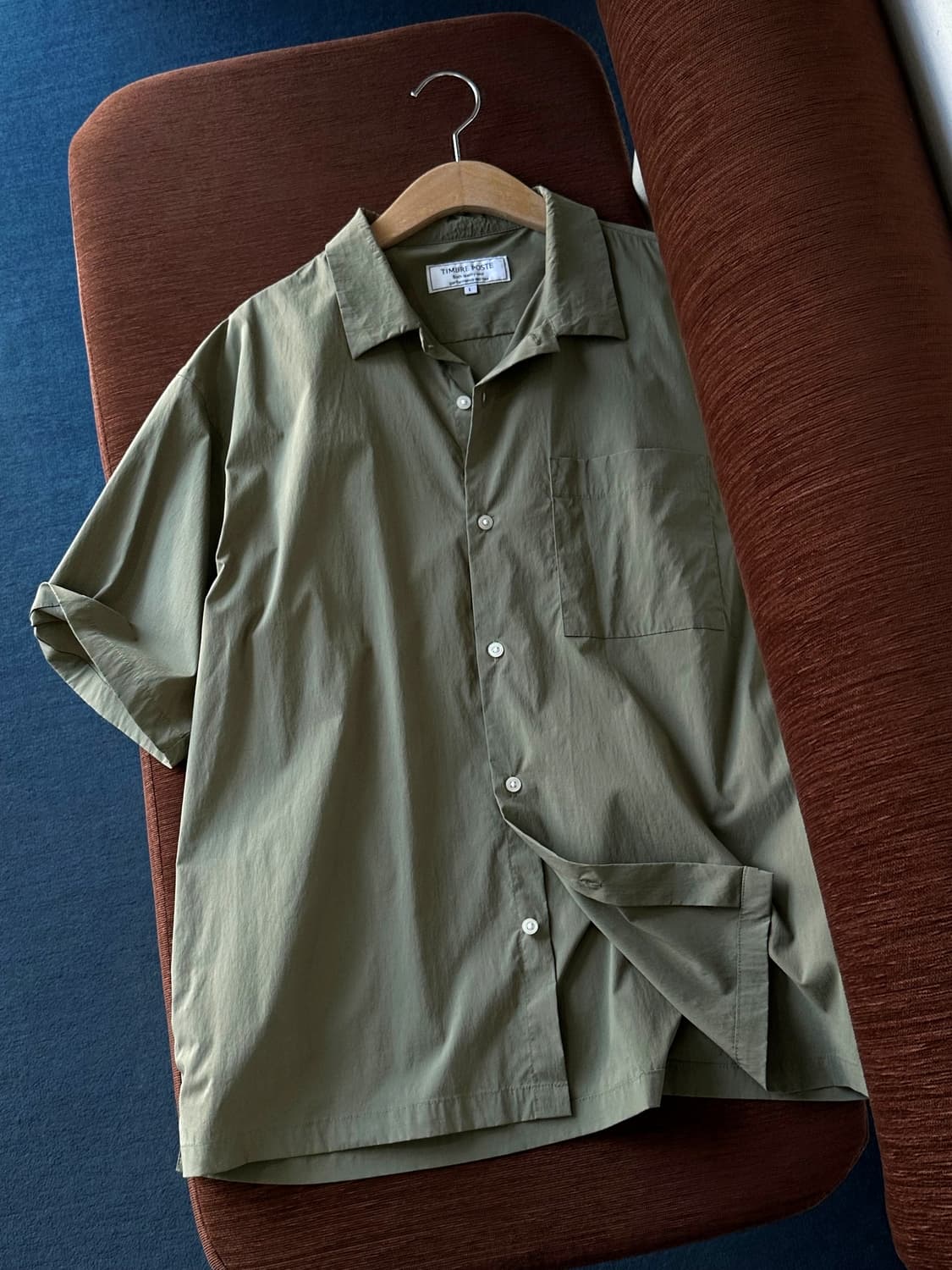 Stretched fabric H/S shirt 상품이미지2