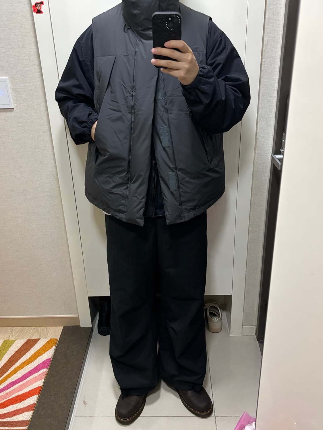 다이와피어39 GORE-TEX 윈드스토퍼 필드 다운베스트 챠콜 상품이미지10