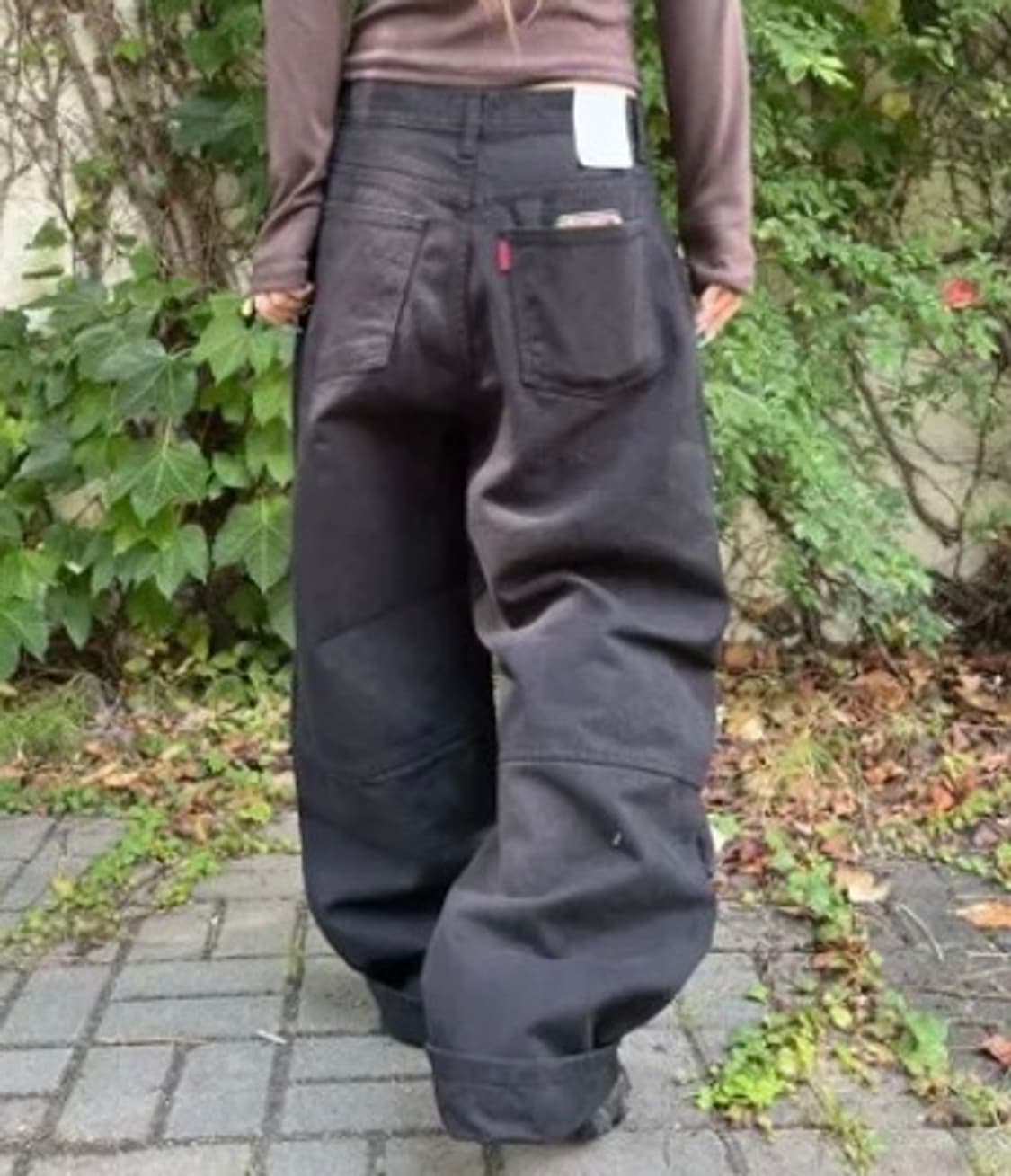 (Unisex) 와이드 파라슈트 코튼 팬츠 상품이미지2