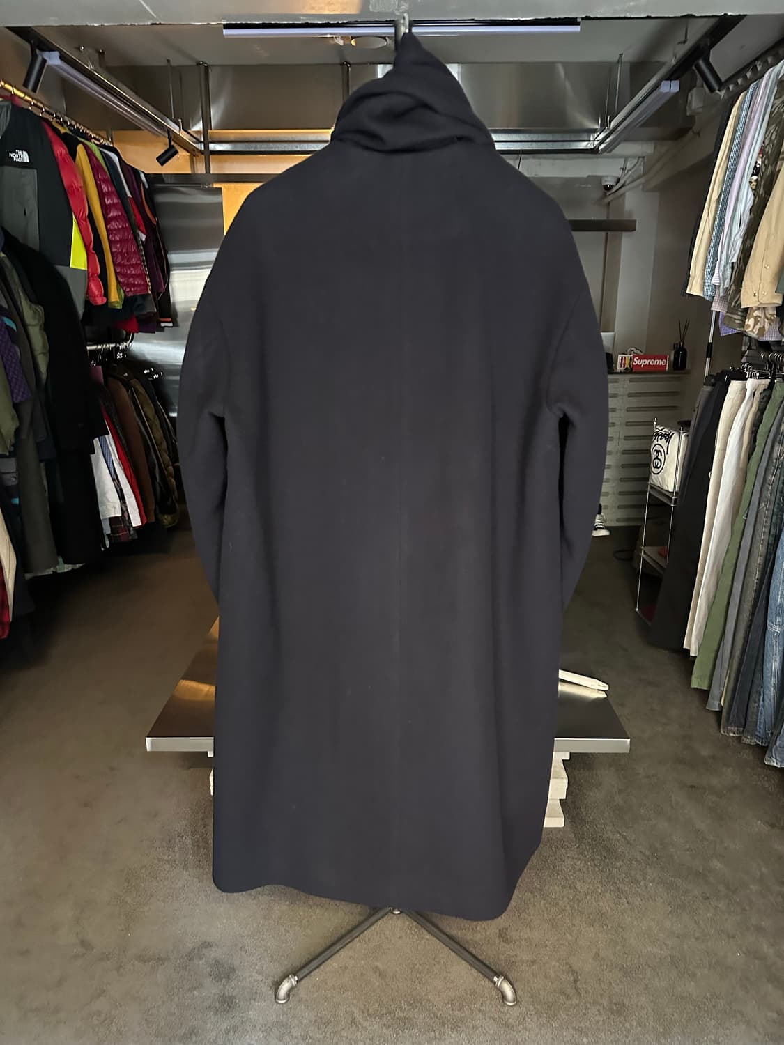 스튜디오 톰보이 울 혼방 코트 블랙 F[오버사이즈] 상품이미지5