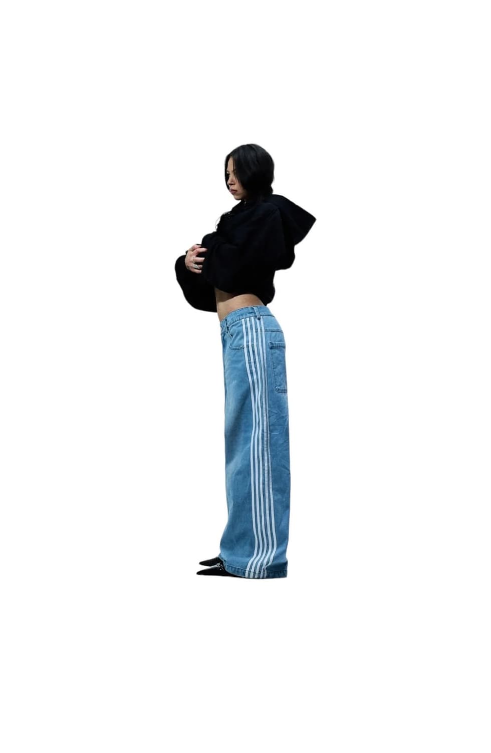 heavencanwait track jeans BLUE 상품이미지5