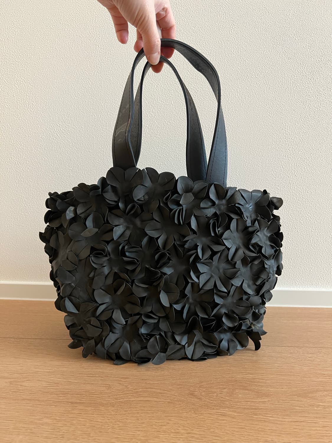 꼼데가르송 러버 플라워 토트백 CDG 블랙 상품이미지1