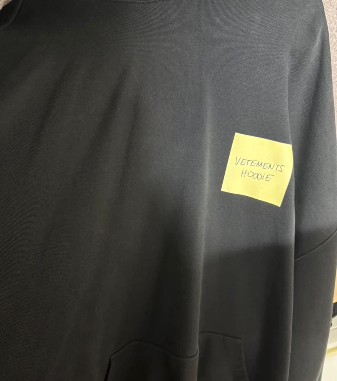 베트멍 로고 스티커 후드 오버핏 S 상품이미지4