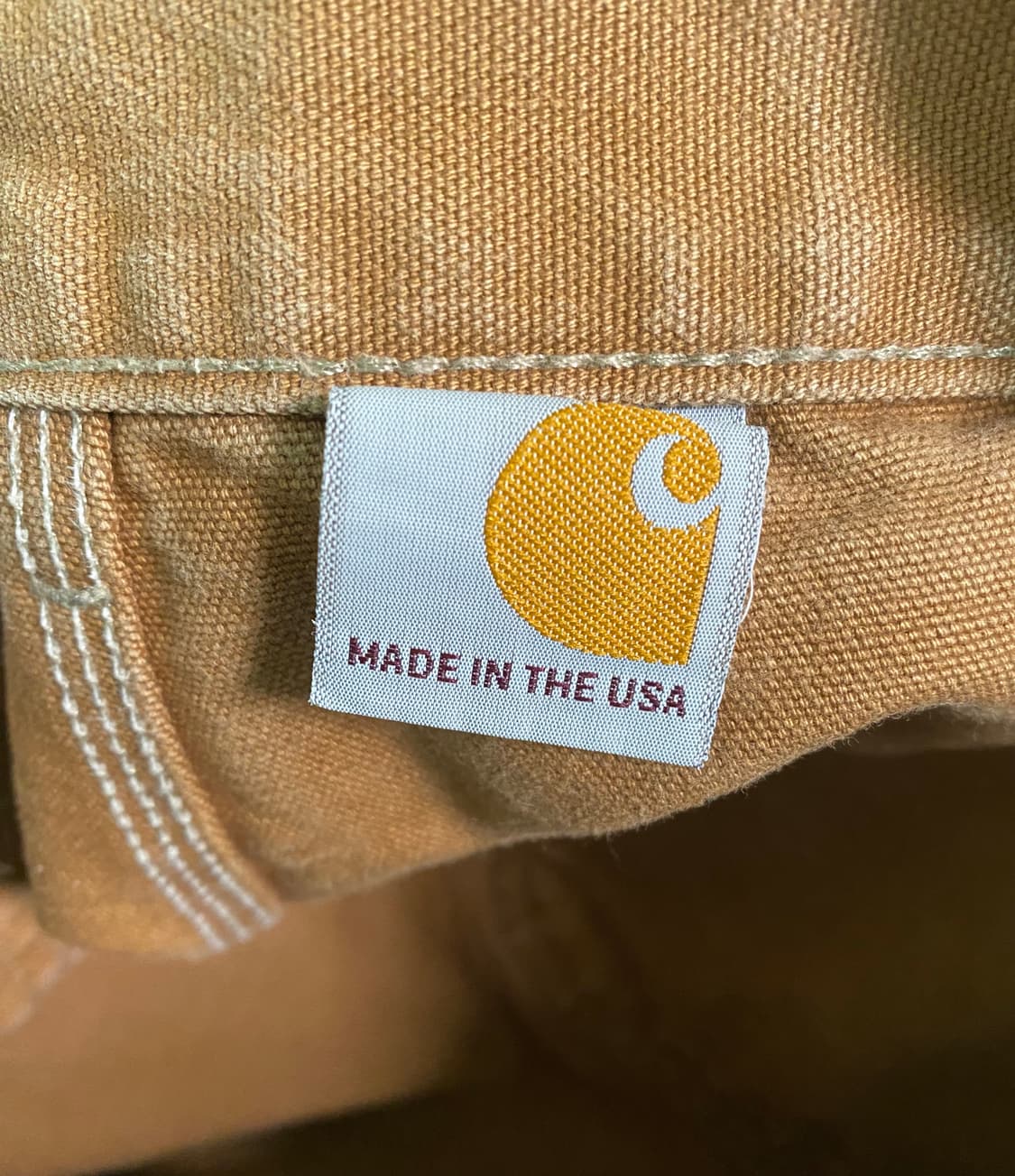 [38x30] 칼하트 더블니 워크 팬츠 베이지 USA 상품이미지4