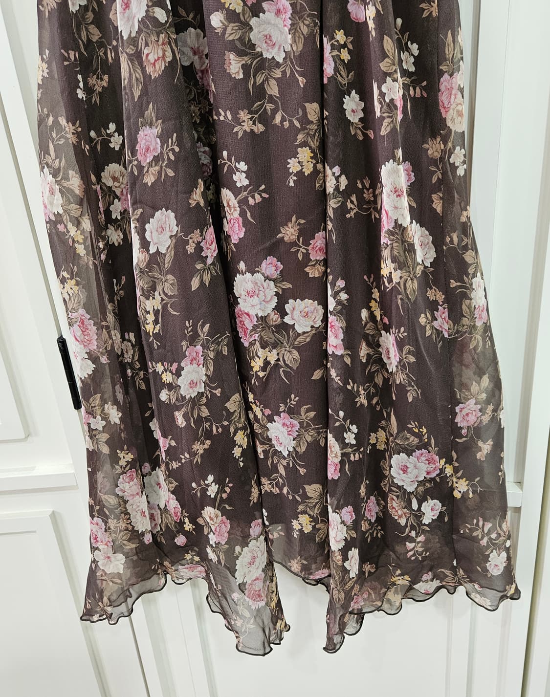 리즈리사(LIZ LISA) 고전라벨 초코 로즈 쉬폰 원피스 상품이미지9