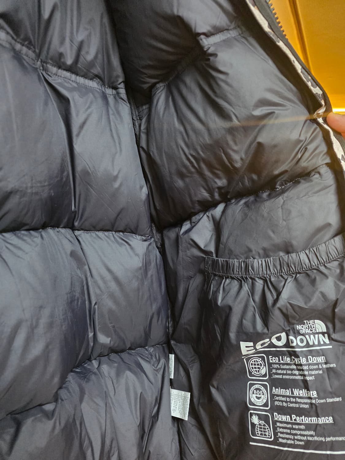 노스페이스 눕시 레오파드 패딩 상품이미지4