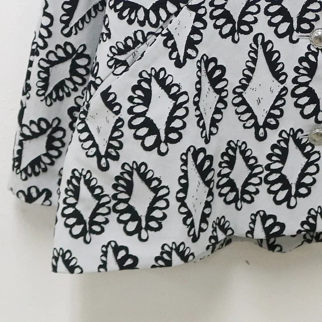 츠모리 치사토 오네갸루 플레어 울 혼방 자켓 63390 상품이미지6