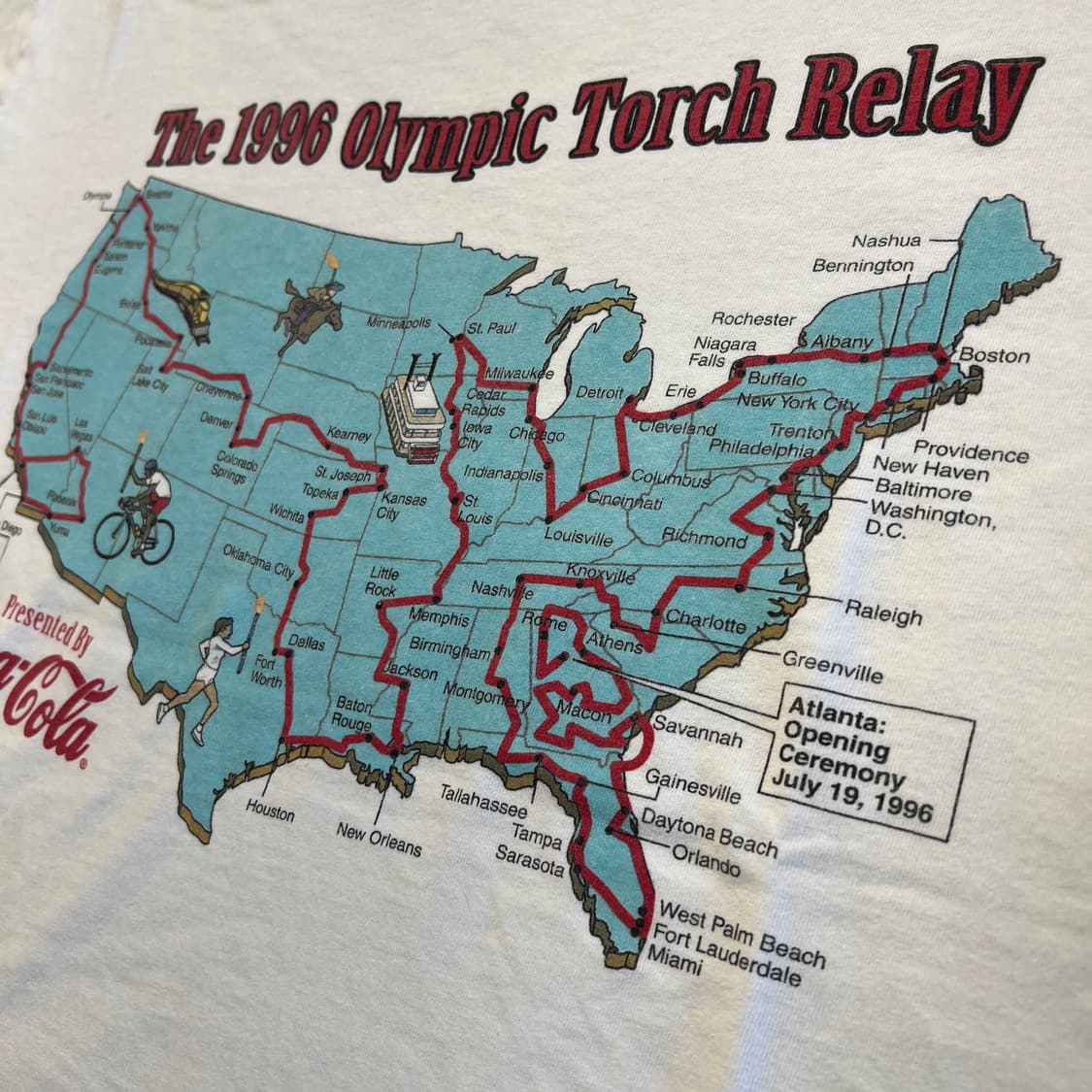 90s Vintage 1996 Olympic Torch Relay 상품이미지4