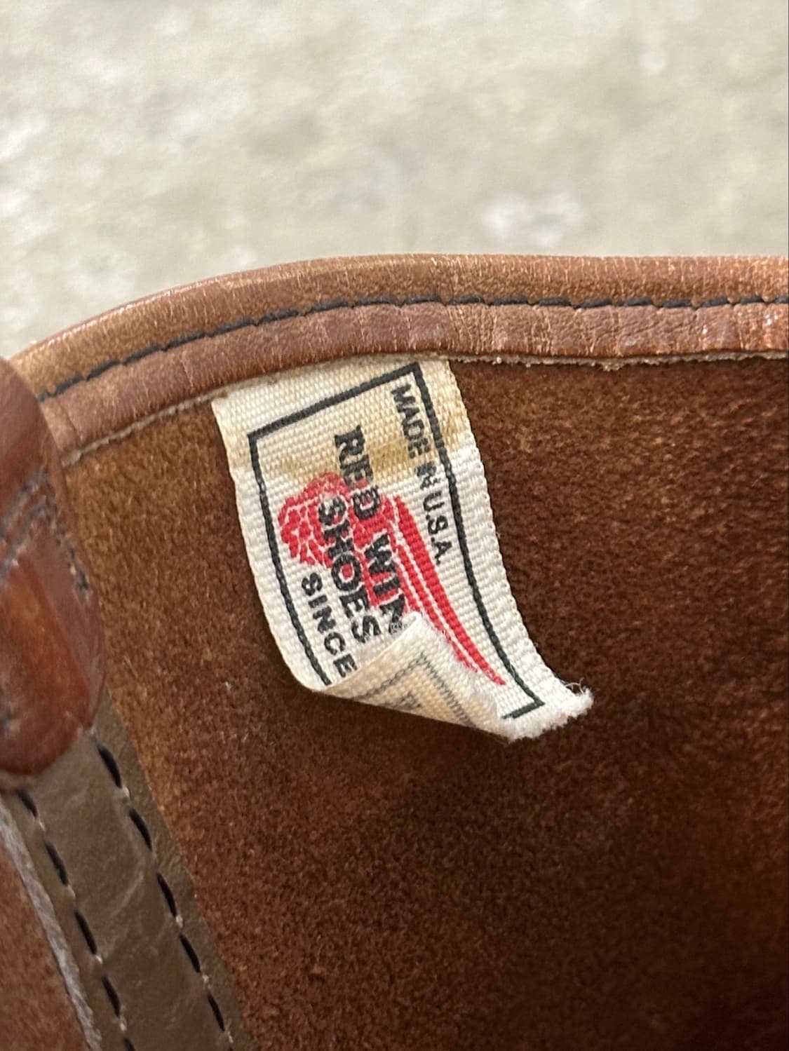 80‘s OG USA Made 레드윙 1155 페코스 웨스턴 부츠 상품이미지9