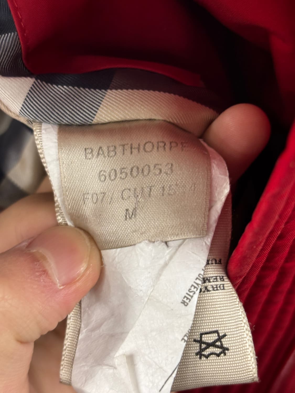 Burberrys 올드 버버리 후드 롱 야상 자켓 M 상품이미지5