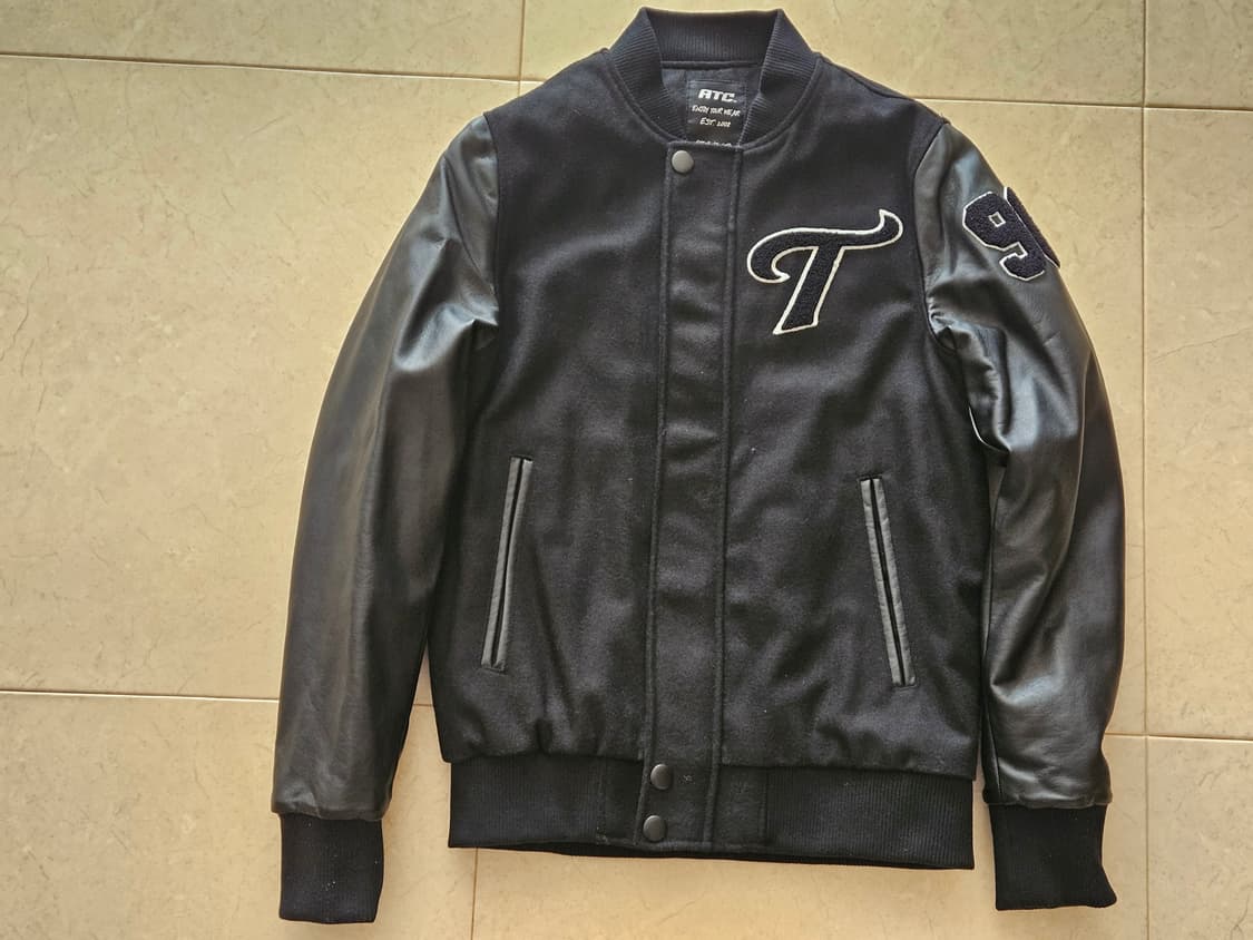 엘지트윈스 바시티 블랙 자켓 상품이미지1