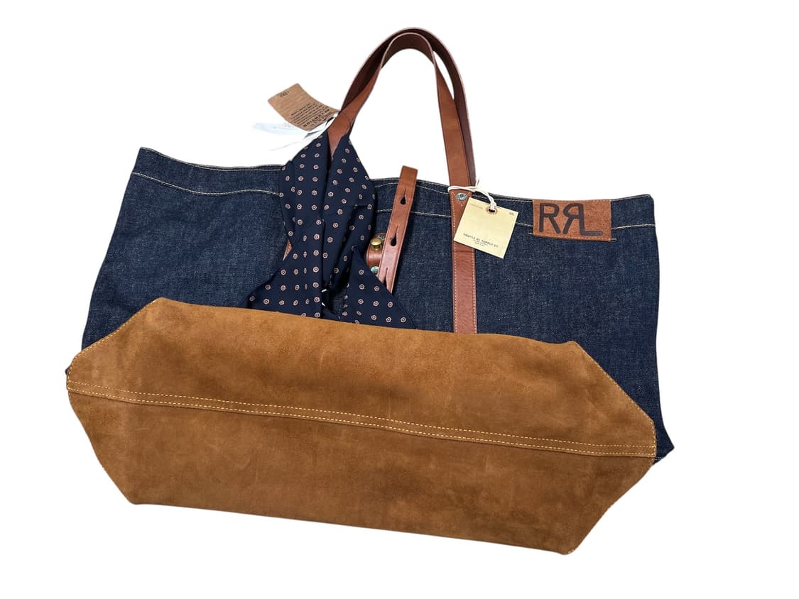 더블알엘 데님 토트백/숄더백/쇼퍼백 OS 상품이미지3