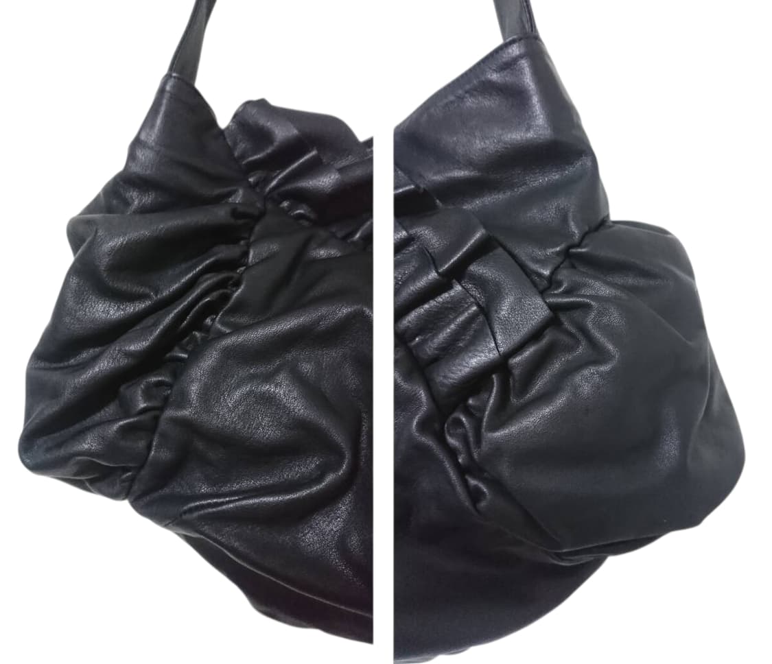 요지 야마모토 와이즈 소가죽 변형 숄더백 상품이미지5