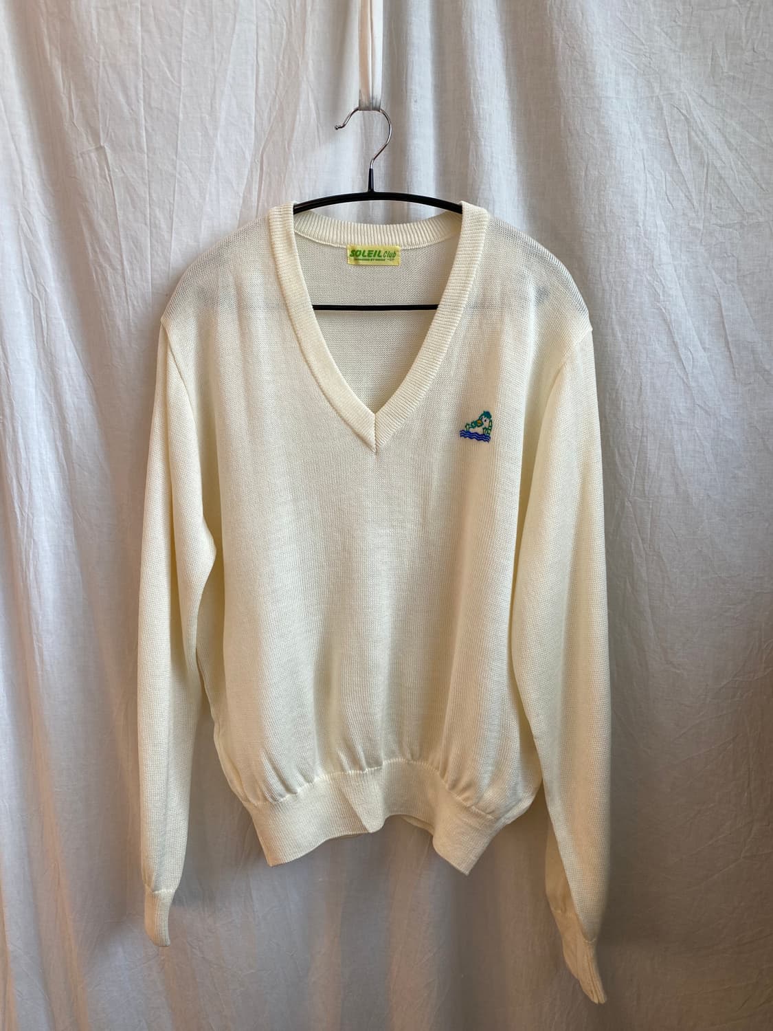 SOLEIL 브이넥 울혼방 니트(L) 상품이미지2