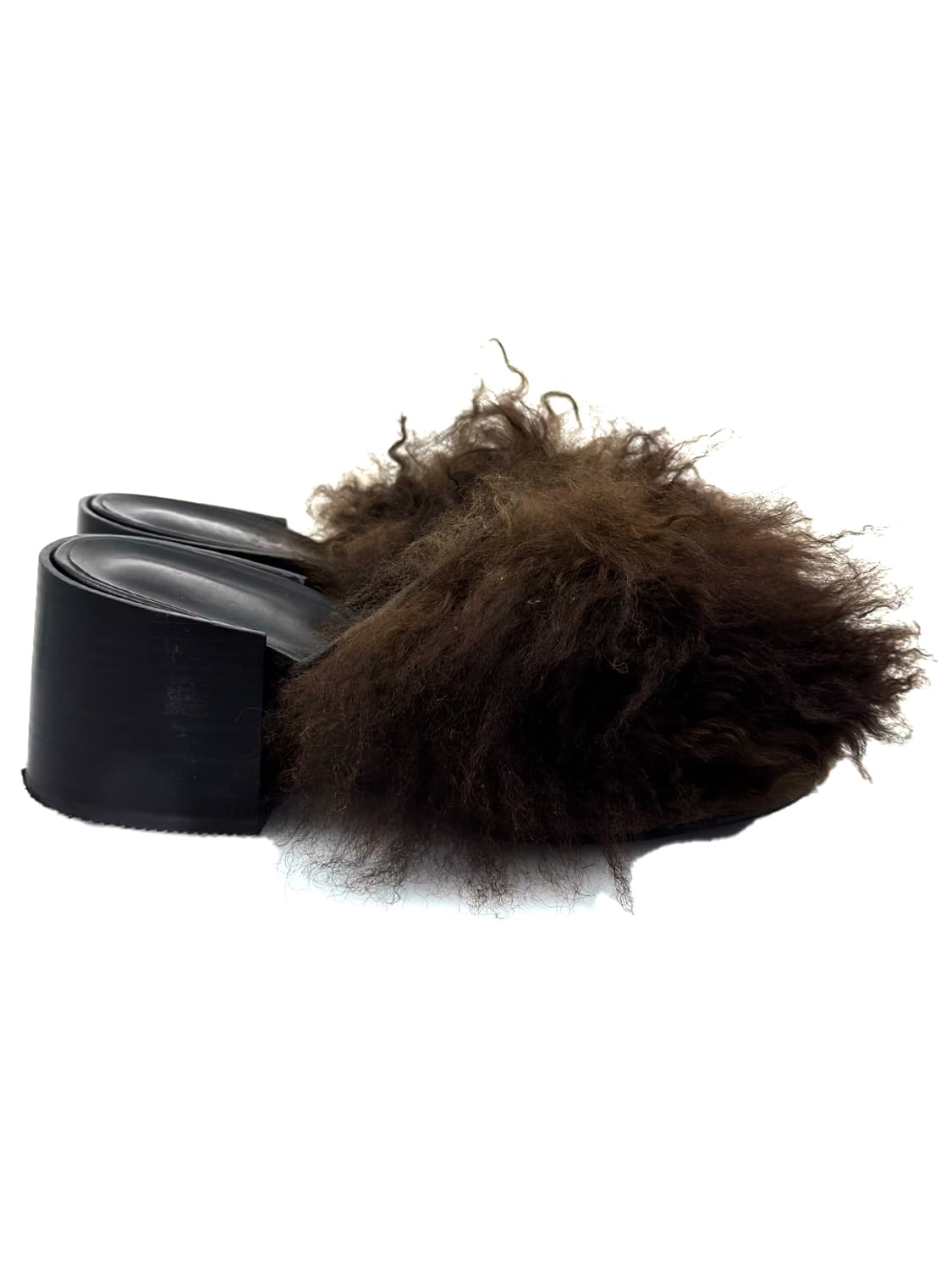 Ray Beams RBSl Fur Platform Sandals/ 38 상품이미지4