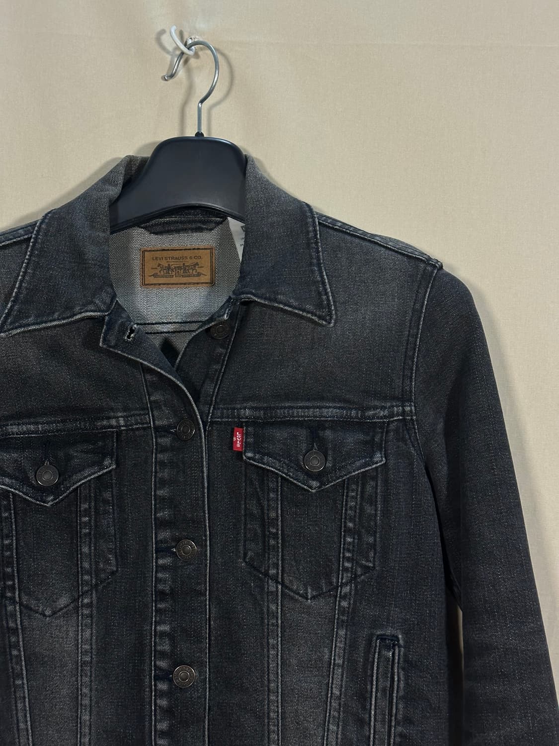 리바이스 흑청 트러커 처분 상품이미지2