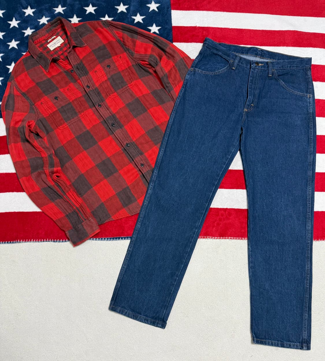 랭글러서브브랜드 러슬러데님팬츠 Rustler denim pants워크웨어 상품이미지10