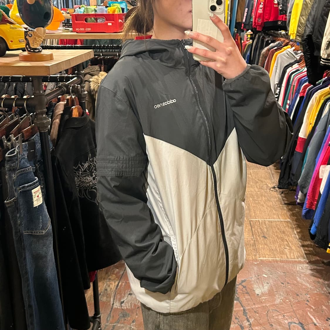 [HI] 아디다스 바람막이 그레이 상품이미지3