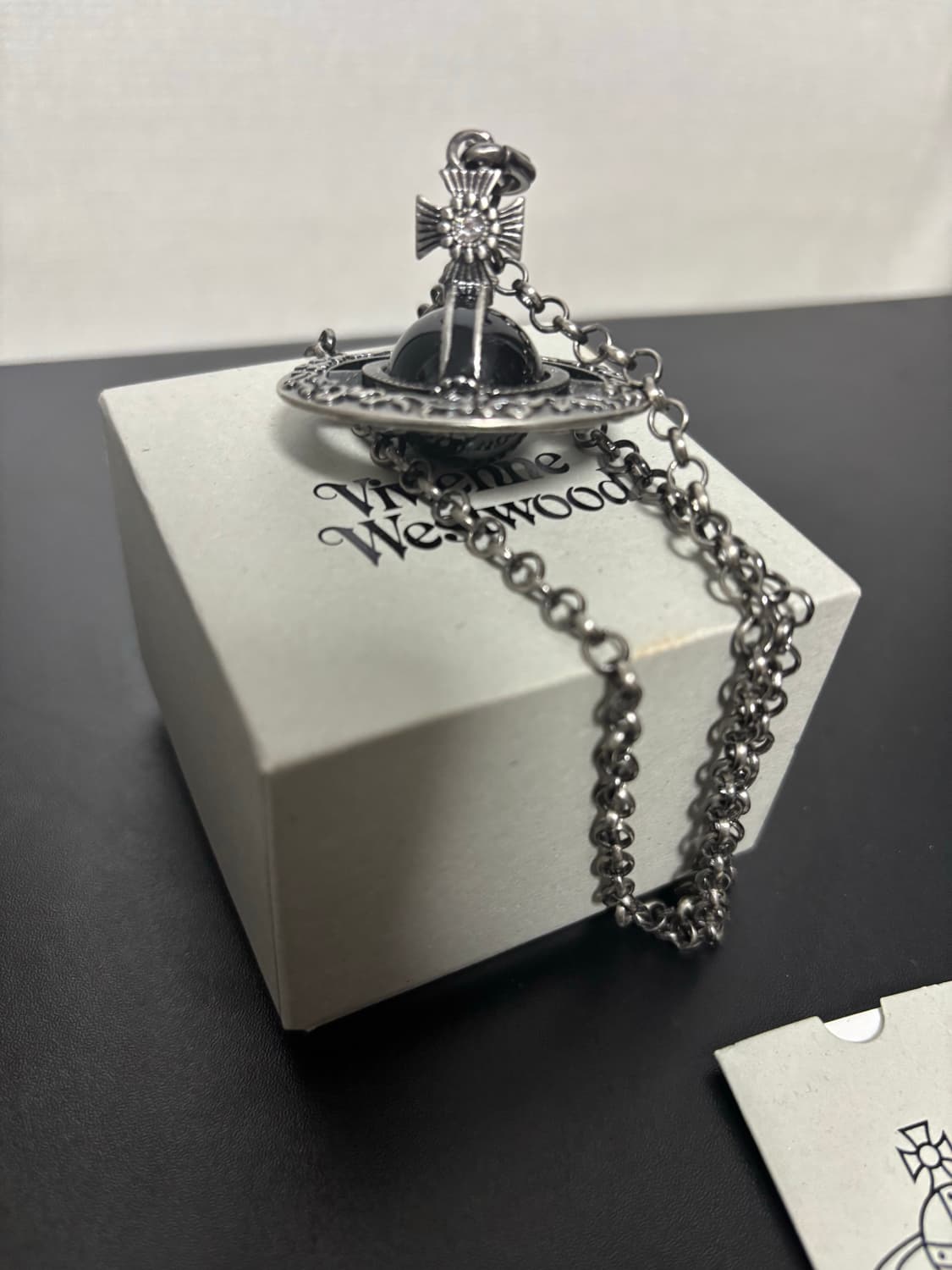 Vivienne Westwood ORB 실버 목걸이 / 풀구성 상품이미지1