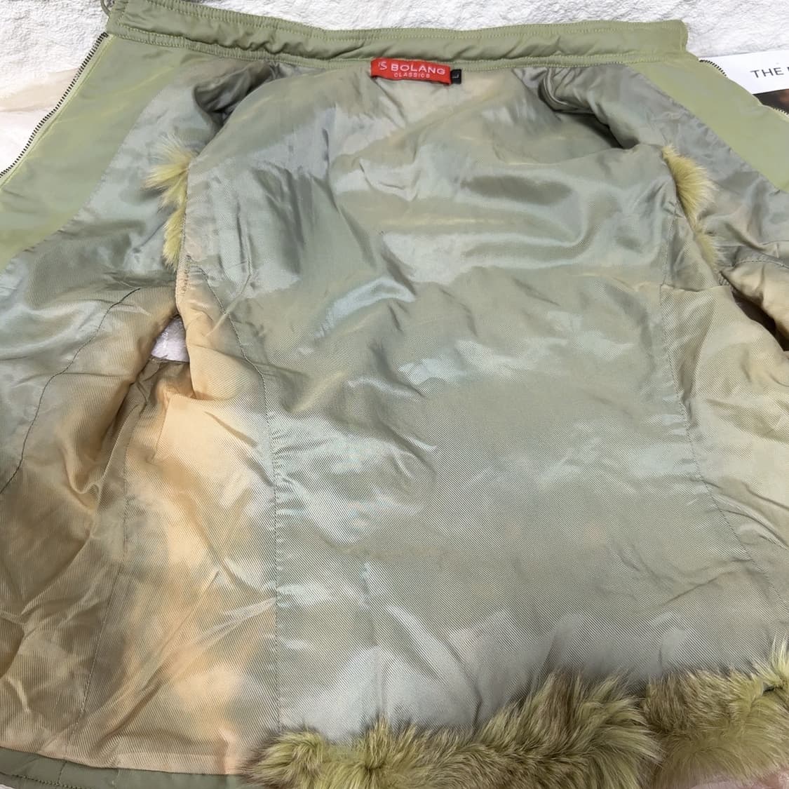 빈티지 말차 여우털 조끼 베스트 상품이미지5