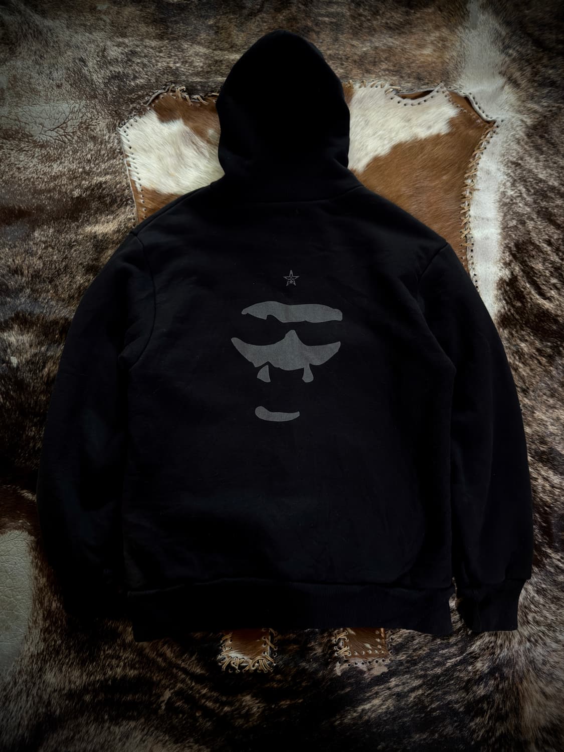 90s Lowrider 썬페이딩 써멀 라이닝 후드집업 상품이미지2