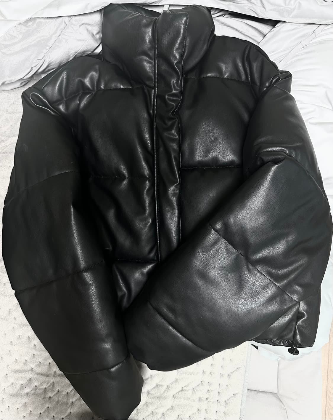 자라 레더 패딩 상품이미지1