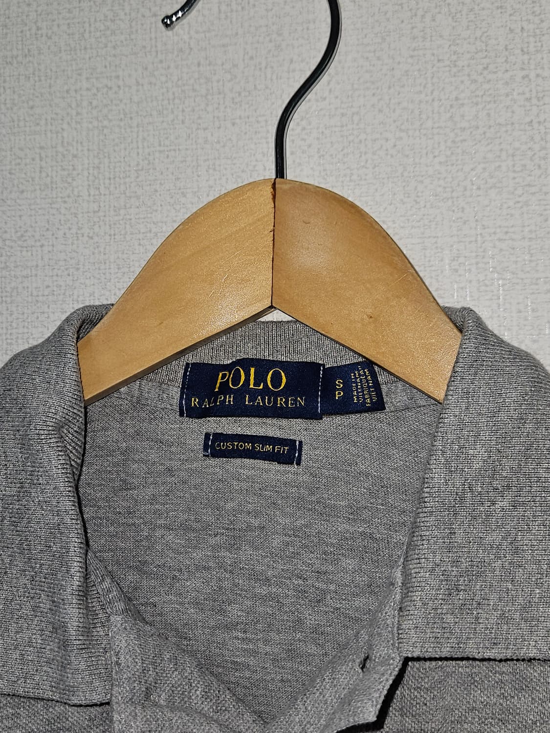 폴로 랄프로렌 신형 카라티 반팔 피케티 그레이 S 정품 상품이미지2