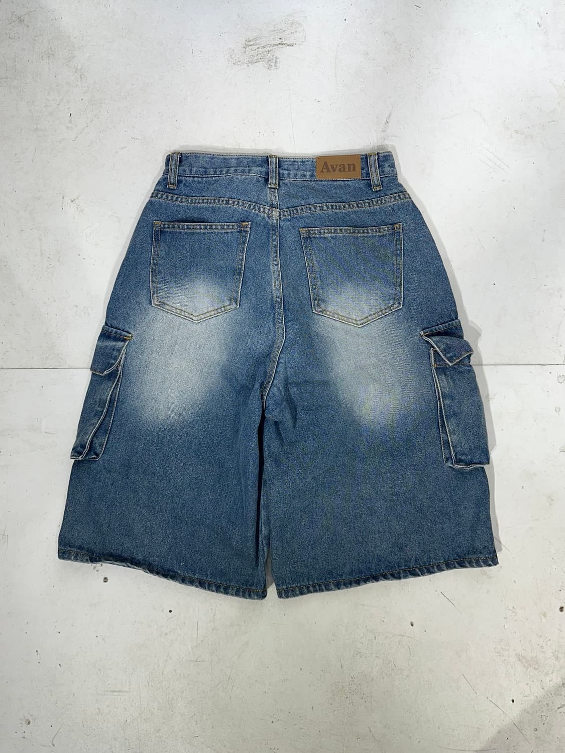 어반드레스 중청 데님 버뮤다 카고 팬츠 반바지 S 상품이미지5