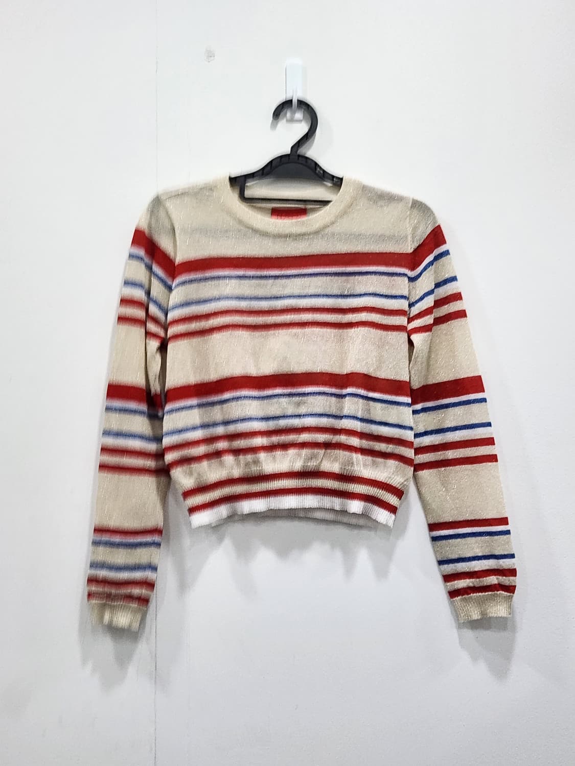 [F] 나인 NAIN 스트라이프 골드펄 니트 F 상품이미지2