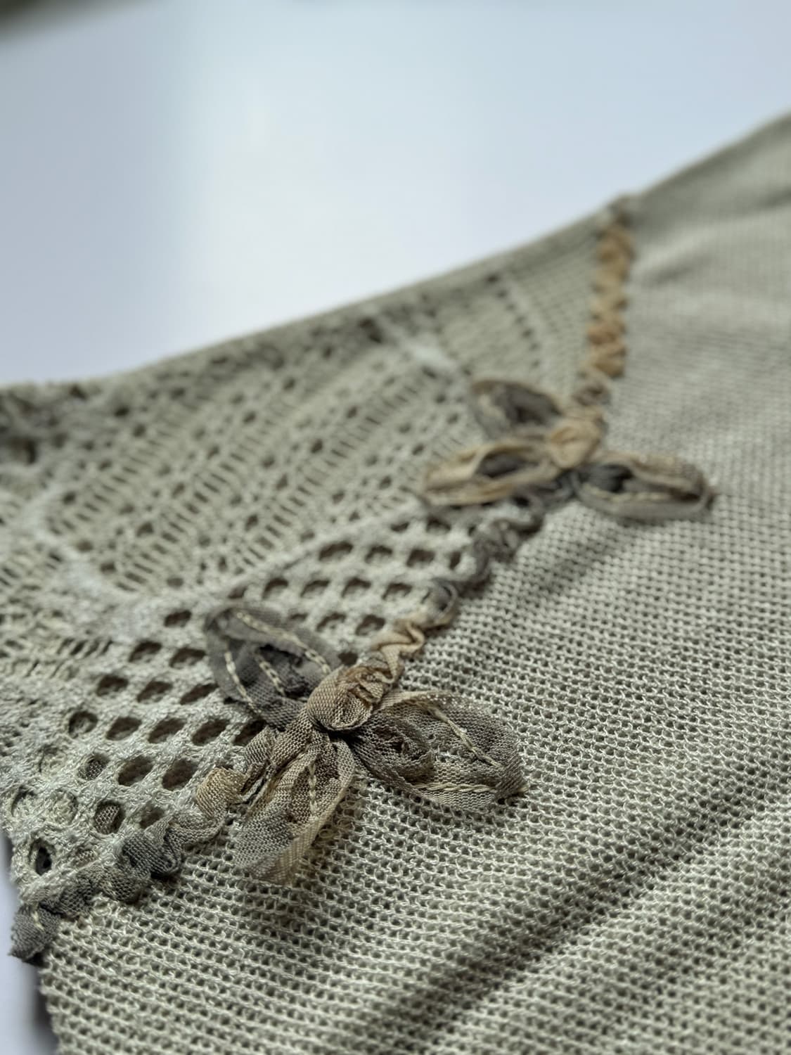 Crochet Floral Lace Top 0313 상품이미지4