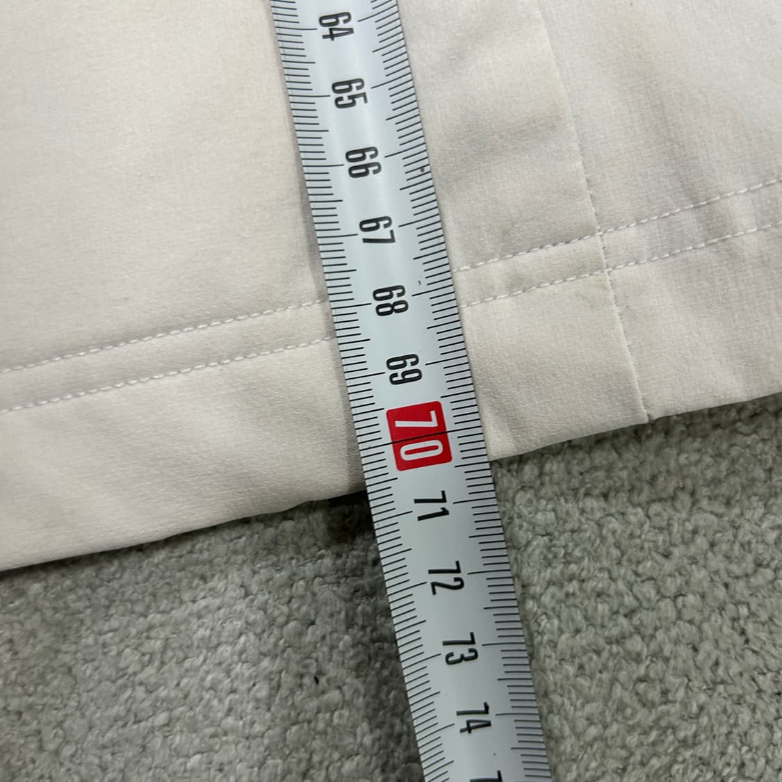 데상트 골프 화이트 배색 바람막이 자켓 L 상품이미지7