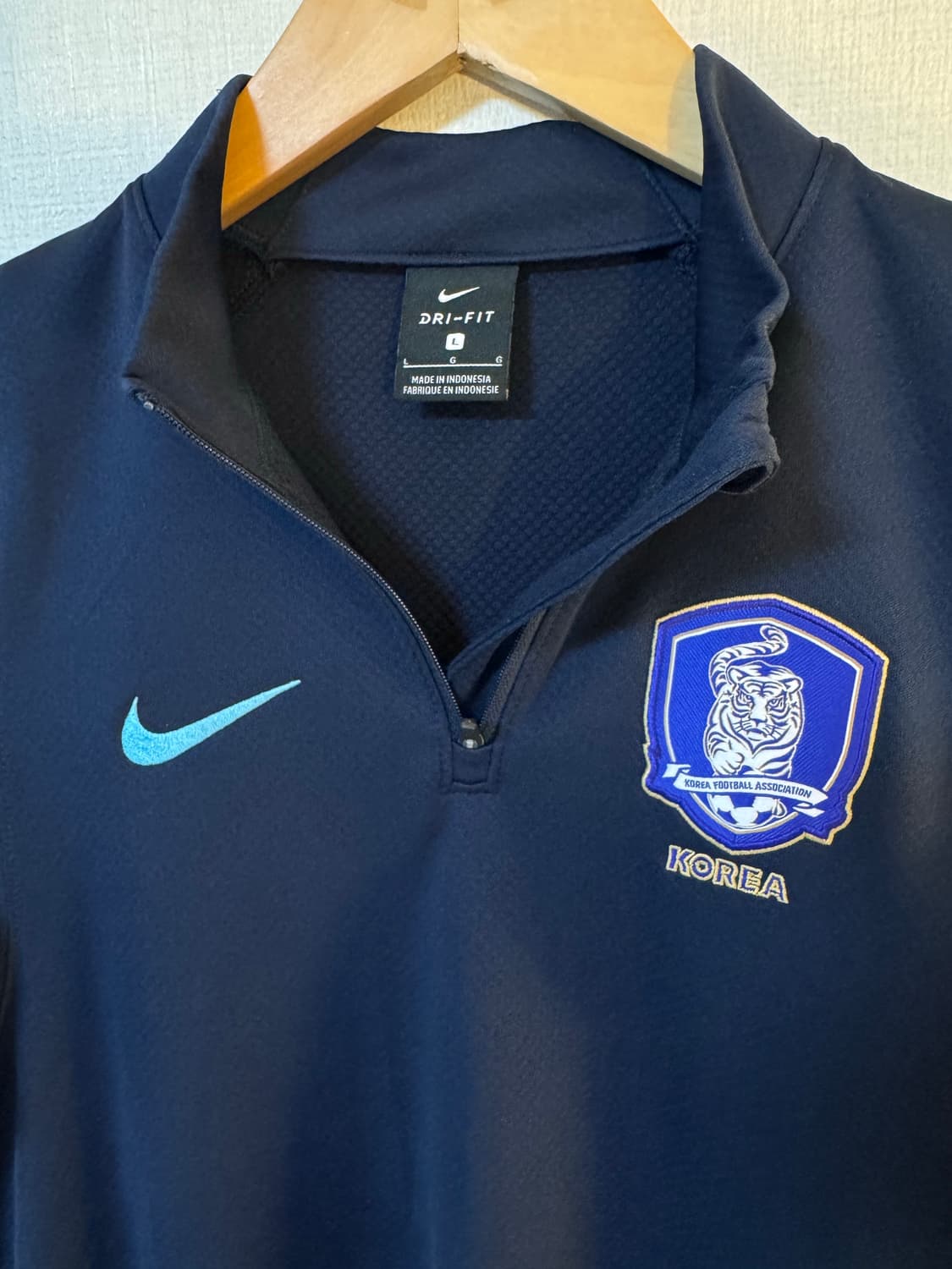 [L]나이키 대한민국 국대 16-18 반집업 드릴탑 상품이미지2
