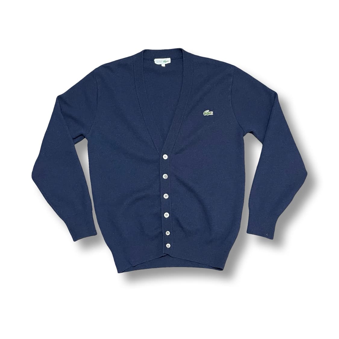 [4] JP빈티지 라코스테 캐시미어 네이비 가디건 상품이미지1