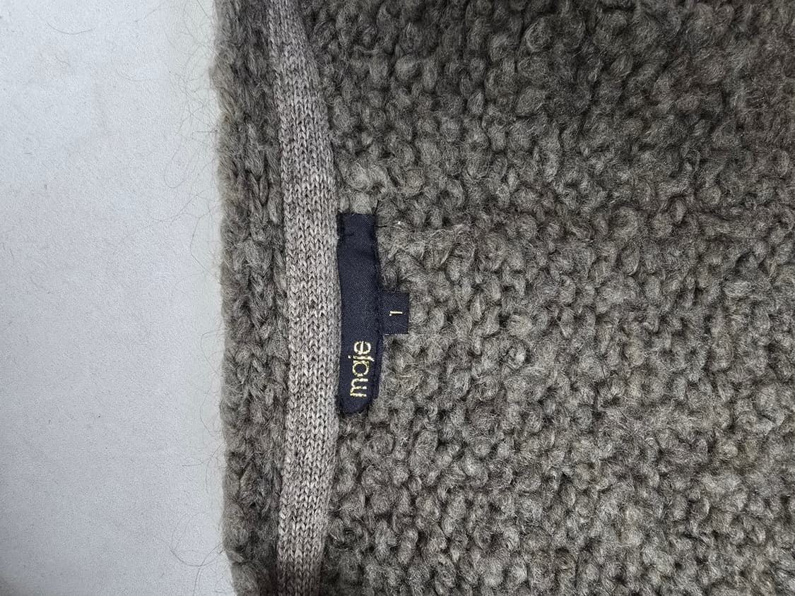 마쥬 여리여리 도톰 굵은 짜임 울 롱니트가디건 상품이미지9